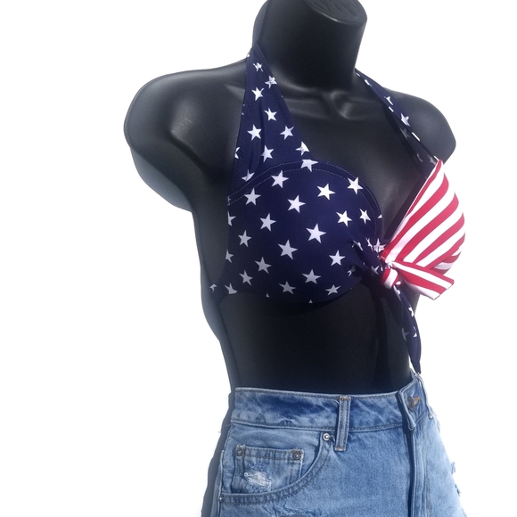 Ingear | Americana Bikini w/ Wireframe Halter - Picture 2 of 3
